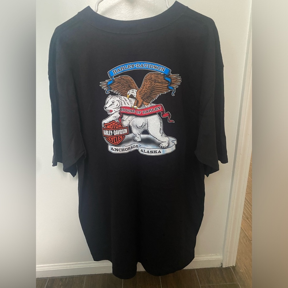 COPY - NWT HARLEY DAVIDSON MEN’S 2XL Black Anchorage Alaska T-shirt. Very Nice!